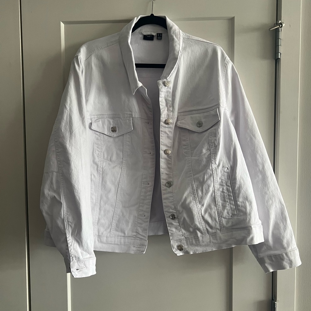 Vero Moda Jean Jacket White Size 3X